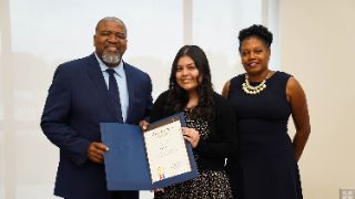  WHS Valedictorian Arianna Coronel honored as part of the first ECHS/PTECH grad class
